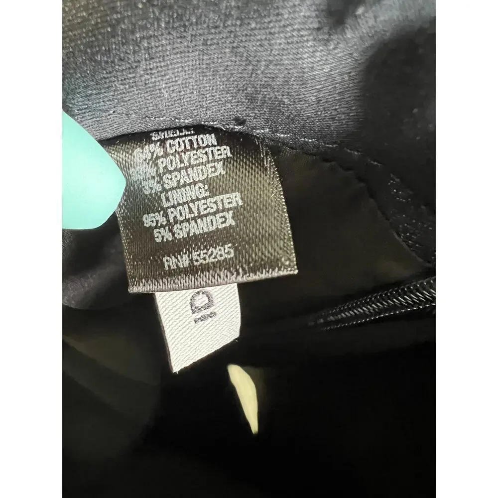New Express High Waist Pencil Skirt Women's 0 Dark Blue Slight Shimmer Stretch - Picture 6 of 6